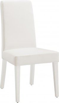 DG020DC-WH Dining Chair Set of 4 in White PU by Global [GFDC-DG020DC-WH]