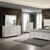 Olivia Bedroom 224951 in Pearl White by Coaster w/Options