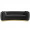 Resolute Sofa in Black Velvet Fabric by Modway