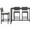 Portland 5Pc Outdoor Patio Pub Set by Modway in Espresso & White