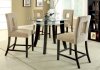 CM3127PT Grandam II 5Pc Counter Height Dinette Set w/Glass Top