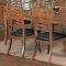 Sable Oak Finish Contemporary Dining Room w/Rectangular Table