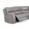 70815M Power Reclining Sectional Sofa in Gray Leather by J&M