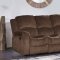 U3118C Motion Sectional Sofa - Coffee Chenille Fabric by Global