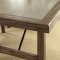 Colette CM3562T/CM3829RA Dining Table in Rustic Oak w/Options