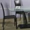 Merlot Finish Modern Dining Room Table w/Optional Chairs