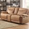 Wasola Motion Sofa 8414 in Brown Fabric by Homelegance w/Options