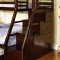 CM-BK611EX Ellington Twin/Full Bunk Bed in Dark Walnut w/Options