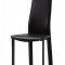 Allison Dining Chairs Set of 4 White, Black or Brown - Whiteline