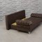 Daisy Sofa Bed Convertible in Dark Brown Microfiber by Empire