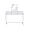 Coleen Vanity Set 3Pc AC00666 in Chrome by Acme