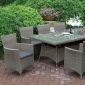 223 Outdoor Patio 9Pc Table Set by Poundex w/Options