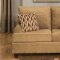 Woven Chenille Fabric Modern Living Room w/T-Cushion Seats