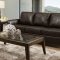 Cocus Sofa 55780 in Espresso Top Grain Leather Match by Acme