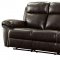 601041 Denisa Motion Sofa Brown Bonded Leather Match w/Options