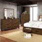 Coney Bedroom FOA7881 in Walnut & Tan w/Options