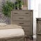 Bianca Bedroom Set CM7734 in Gray w/Plank Headboard & Options