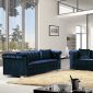 Kayla 615 Sofa in Royal Navy Velvet w/Options by Meridian