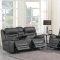 Hemer Motion Sofa 603341PP in Dark Gray by Coaster w/Options