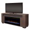 Haley Electric Fireplace Media Console in Rift Grey by Dimplex