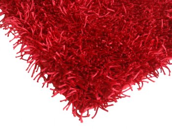 Modern Red Shaggy Rug [GRRU-Shag-Red]