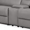 70815M Power Reclining Sectional Sofa in Gray Leather by J&M