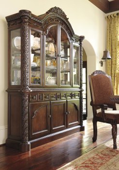 North Shore Buffet D553-80-81 in Dark Brown by Ashley Furniture [SFABU-North Shore-D553-80-81]