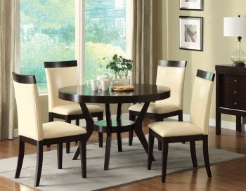 CM3423T Downtown I 5Pc Dinette Set in Espresso [FADS-CM3423T Downtown I]