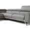 Mood Power Reclining Sectional Sofa in Grey Leather by J&M