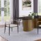 Edson Dining Table 105761 in Bronze by Coaster w/Optional Chairs