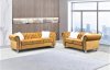 LCL-013 Sofa & Loveseat Set in Gold Velvet