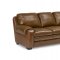 Matera Sofa & Loveseat Set in Brown Leather w/Options