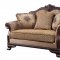 Chateau De Ville Sofa in Tan Fabric 58265 by Acme w/Options