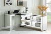 Noralie Writing Desk 93110 in Mirrored by Acme w/USB-Port