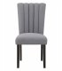 D8685DC Dining Chairs Set of 4 in Gray Fabric by Global