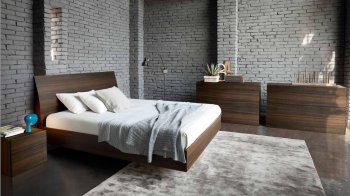 Vela Bedroom in Oak by Rossetto w/Optional Casegoods [Rossetto-Vela]