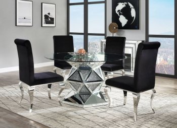 Noralie Dining Table 72145 by Acme w/Optional 62072 Chairs [AMDS-72145-62072 Noralie]