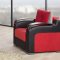 Divan Deluxe Sofa Bed in Red Fabric by Casamode w/Options