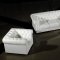 Paris 3 Sofa 3Pc Set in White Half Leather by VIG