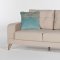 Vienza Lilyum Cream Sofa Bed in Fabric by Istikbal w/Options