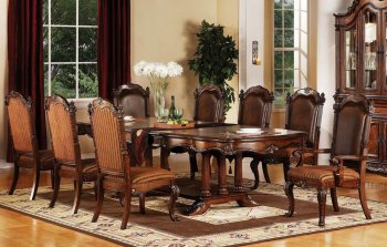 60030 Remington Dining Table by Acme in Brown Cherry [AMDT-60030 Remington]