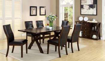 CM3339T Toronto Dining Table in Dark Oak w/Optional Items [FADS-CM3339T Toronto]