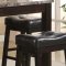 Black Modern 5Pc Faux Marble Top Counter Height Dining Set