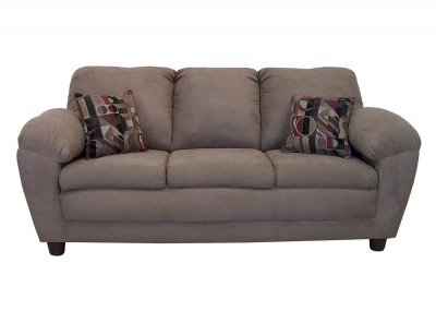 5550 Julia Sofa & Loveseat Set in Bulldozer Mocha by Chelsea