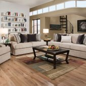 8560BR Sofa in Bellamy Putty by Beautyrest w/Options