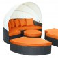 Quest Canopy Outdoor Patio Daybed Set Choice of Color by Modway