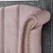 Flora Upholstered Bed in Pink Velvet Fabric by Meridian