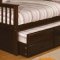 CM-BK458F-EXP University I Twin/Full Bunk Bed in Dark Walnut