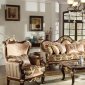 Natalie Traditonal Sofa in Light Brown Fabric w/Options