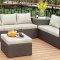 Davina Patio Sectional w/Ottoman&Storage Box Set CM-OS1818 Beige